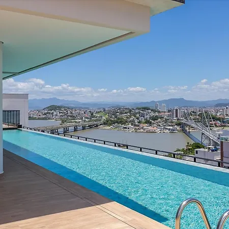 Piscina No Rooftop Com Vista Mar | Foodhall | Wi-Fi 200Mb #Toptower Florianópolis Exterior foto
