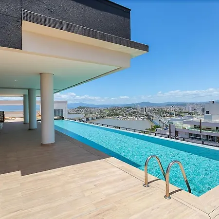 Piscina No Rooftop Com Vista Mar | Foodhall | Wi-Fi 200Mb #Toptower Florianópolis Exterior foto