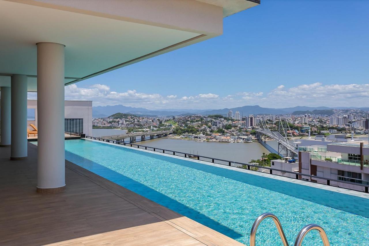 Piscina No Rooftop Com Vista Mar | Foodhall | Wi-Fi 200Mb #Toptower Apartment