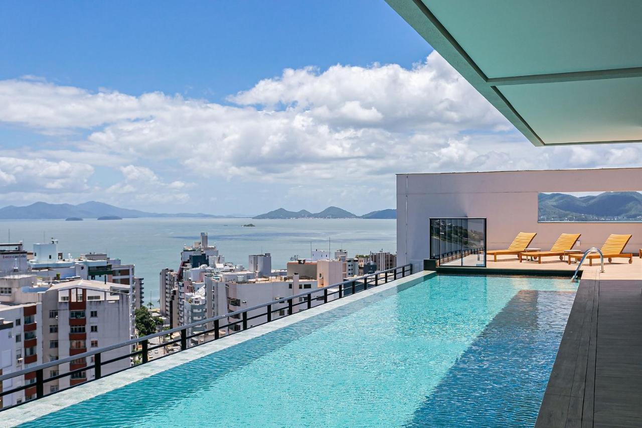 Piscina No Rooftop Com Vista Mar | Foodhall | Wi-Fi 200Mb #Toptower * Florianopolis