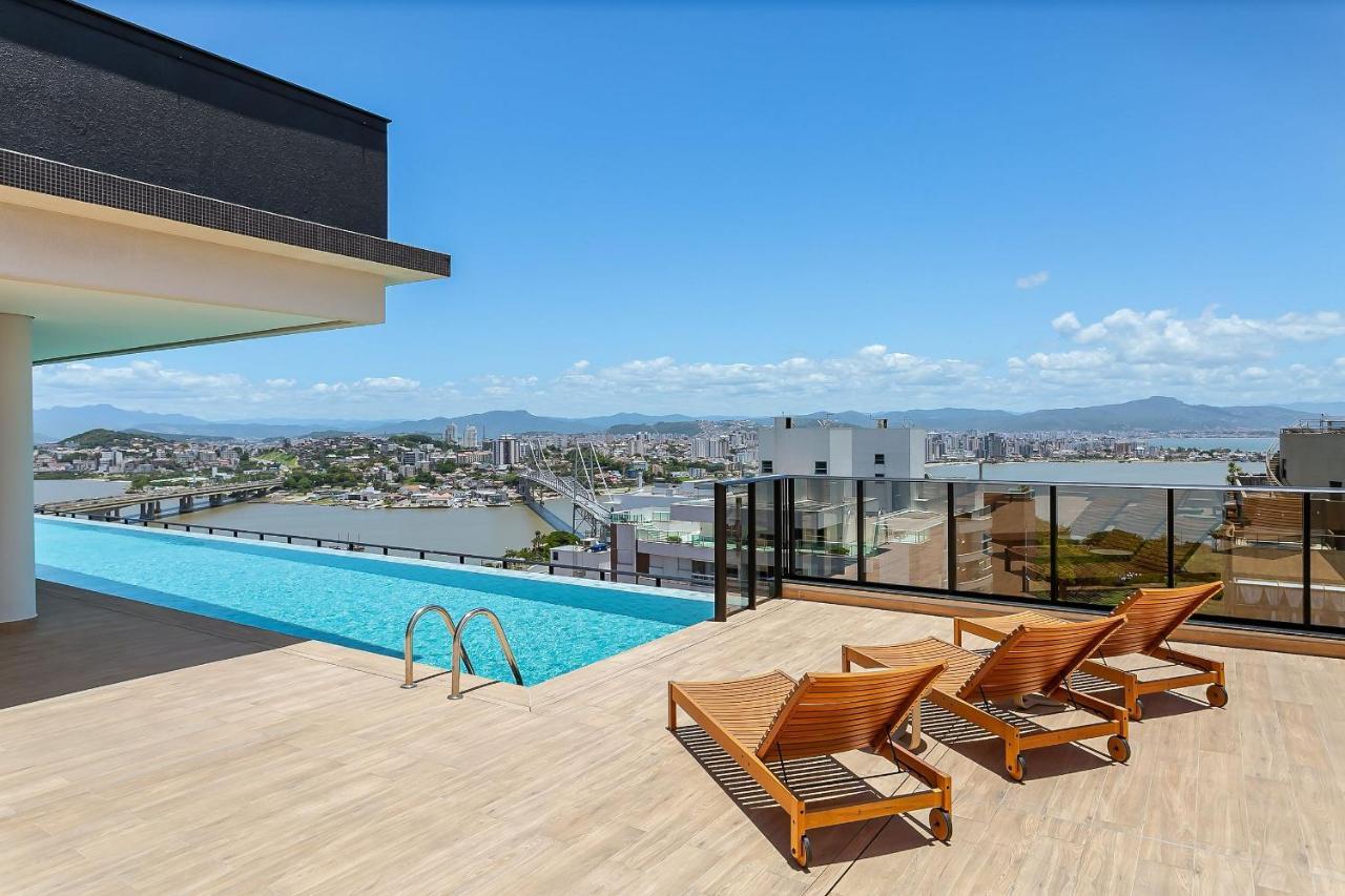 Apartment Piscina No Rooftop Com Vista Mar | Foodhall | Wi-Fi 200Mb #Toptower *