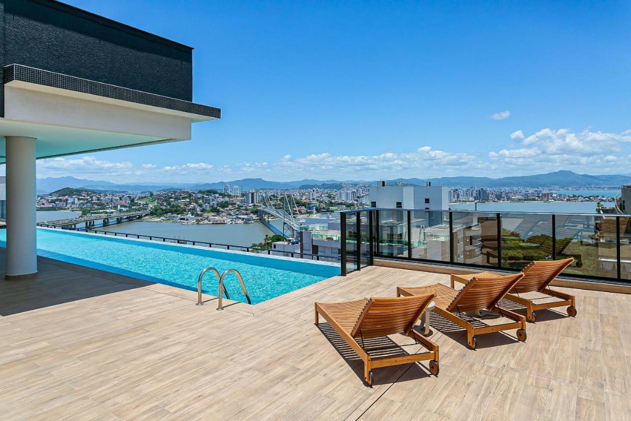 Piscina No Rooftop Com Vista Mar | Foodhall | Wi-Fi 200Mb #Toptower Apartment *