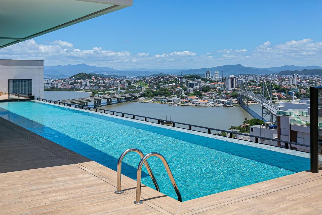 Piscina No Rooftop Com Vista Mar | Foodhall | Wi-Fi 200Mb #Toptower Apartment *