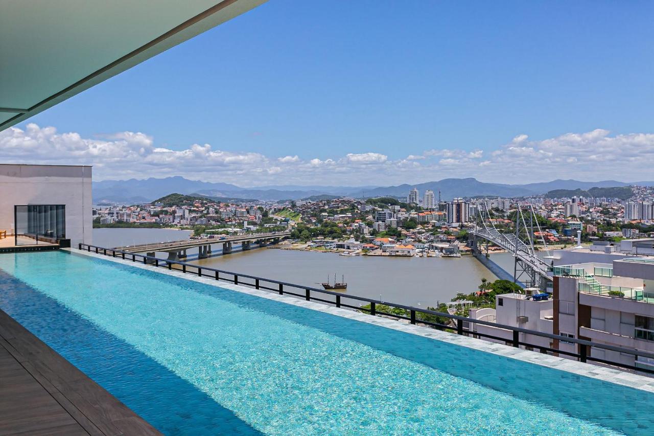 Piscina No Rooftop Com Vista Mar | Foodhall | Wi-Fi 200Mb #Toptower Apartment