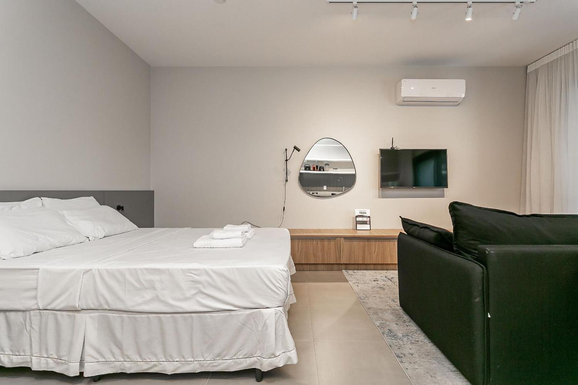 Apartment Piscina No Rooftop Com Vista Mar | Foodhall | Wi-Fi 200Mb #Toptower
