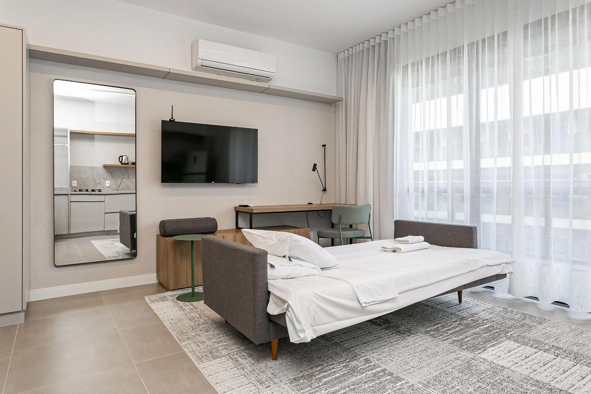 Piscina No Rooftop Com Vista Mar | Foodhall | Wi-Fi 200Mb #Toptower Apartment *
